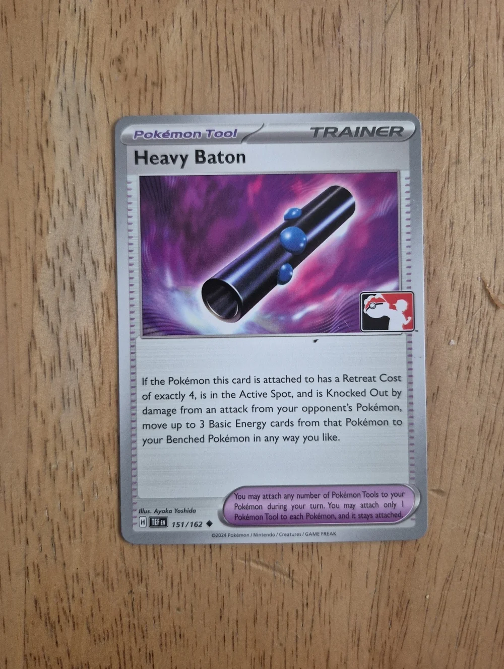 🔥 QTY 2 Pokémon Tool Trainer Card Heavy Baton